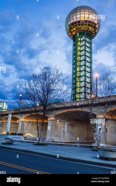 Sunsphere in World's Fair Park, Knoxville, Tennessee Stock Photo - Alamy