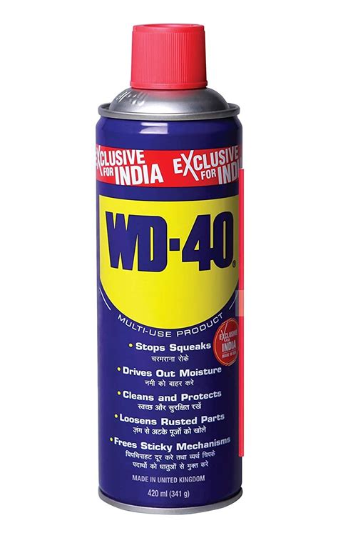 Liquid WD 40 Lubricant Spray, Unit Pack Size: 420 Ml, Rs 275 /bottle | ID: 23114624391