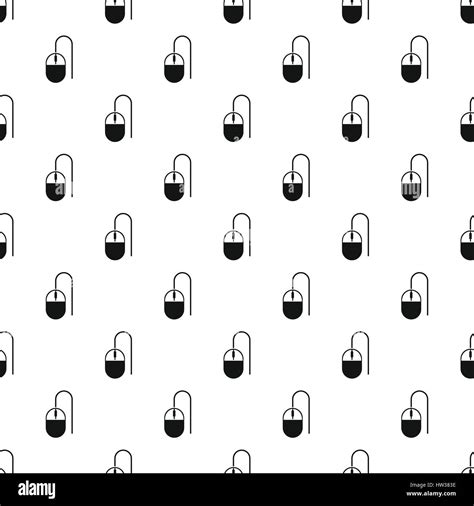 Computer mouse pattern, simple style Stock Vector Image & Art - Alamy