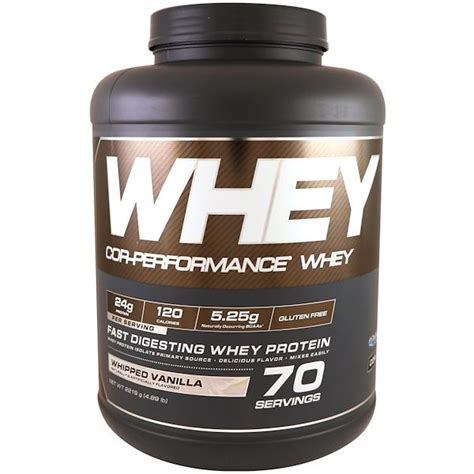 Cellucor, Cor-Performance Whey, Whipped Vanilla, 4.94 lb (2,240 g ...