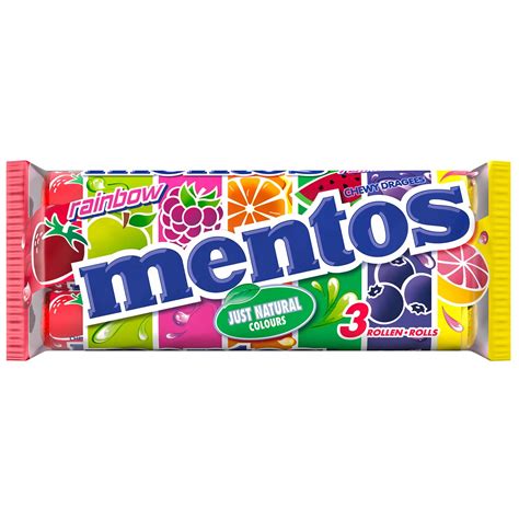 mentos Rainbow 3x37,5g | Online kaufen im World of Sweets Shop