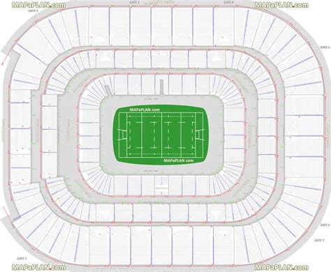 Cardiff Millennium Principality Stadium seat numbers detailed seating plan - MapaPlan.com