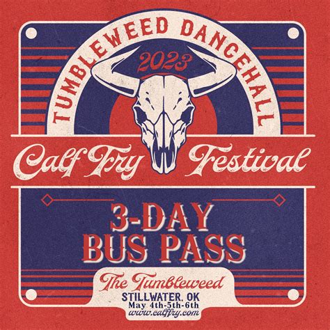 Calf Fry 2023 3-Day Bus Pass