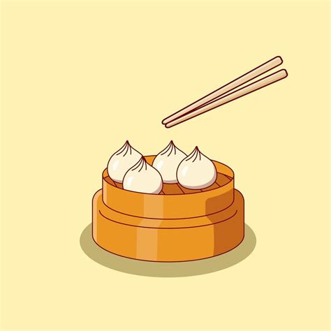 Cute cartoon dim sum.Vector illustration.Cute food cartoon 8873651 ...