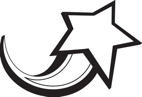 Star Clip Art Black And White