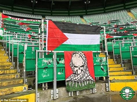 Celtic left furious at 'unacceptable' Palestine flag display made by ...