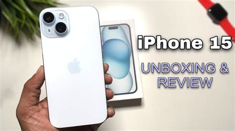 iPhone 15 Unboxing blue color and Detailed Review in Hindi - YouTube