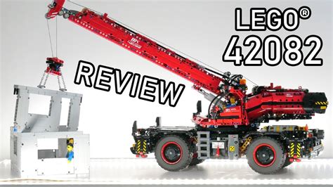 LEGO 42082 Review | Rough Terrain Crane | LEGO Technic 42082 Test | 42082 LEGO Crane - YouTube