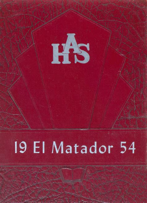 1954 yearbook from Adrian High School from Adrian, Texas for sale