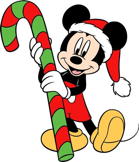 View full size Mickey Mouse Christmas Png Clipart and download transparent clip… | Mickey mouse ...