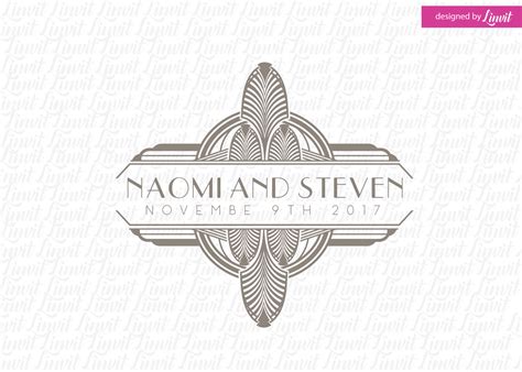 Art Deco Wedding Logo | Creative Logo Templates ~ Creative Market