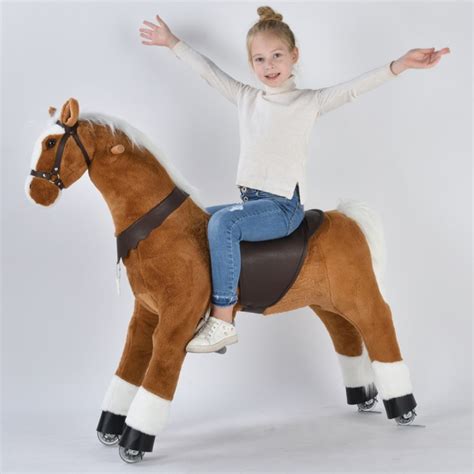 UFREE Large Mechanical Rocking Horse Toy, Walking Pony for Children 4 ...