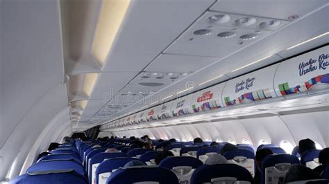 Super Air Jet Plane Interior Cabin,Yogyakarta - Indonesia 27 Desember ...