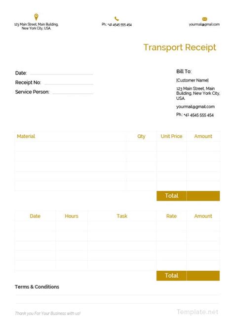 8+ Transfer Receipt Templates - Free Samples, Examples Format Download ...