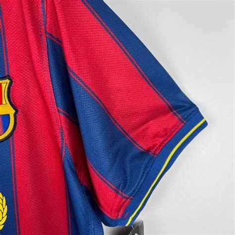 Retro 2009-10 Barcelona Soccer Jersey Home - Soccer Jersey Yupoo