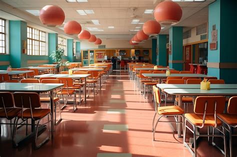 Premium Photo | Closeups of school cafeteria trays