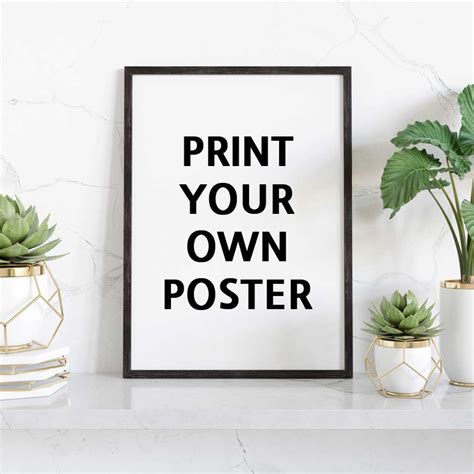 Custom Poster Printing Custom Print Poster Personalized Poster Print Your Design Photo Text - Etsy