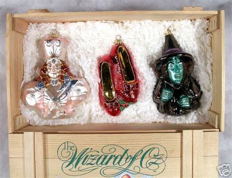 POLONAISE WIZARD OF OZ KURT ADLER SET ORNAMENTS NIB | #32158857