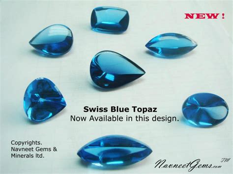 Swiss-Blue-Topaz-Fancy cuts - Wholesale Gemstones & Jewelry - Semi precious and Precious