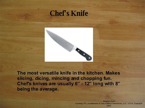 Knife and Cutting Techniques