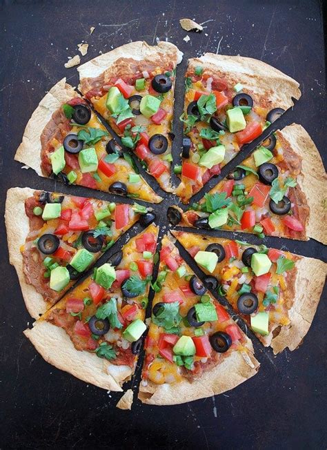 Crispy Mexican Tortilla Pizza | Two Peas & Their Pod