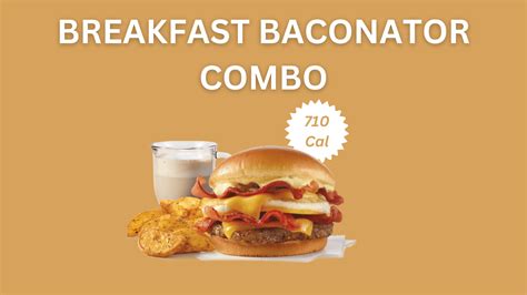 Breakfast Baconator Combo Calories, Price & Nutrition at Wendy's