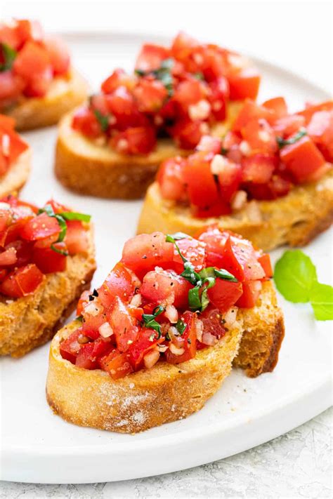 Bruschetta with Tomato and Basil - Jessica Gavin