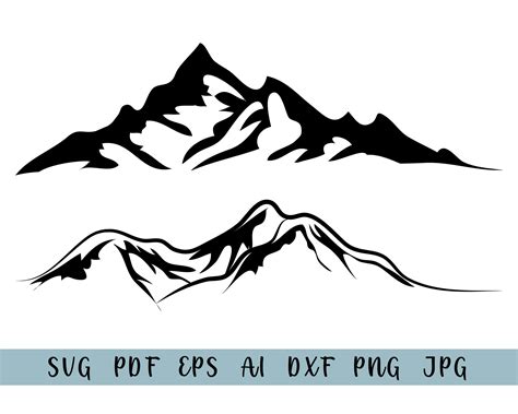 Mountains Svg Nature Svg Peak Svg Landscape Svg Mount - vrogue.co