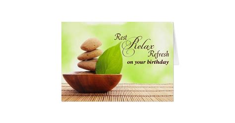 Have a Very Spa Birthday (card) Card | Zazzle