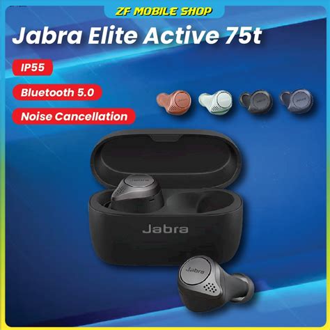 Jabra Elite 75t Noise Cancelling True Wireless Earbud True Wireless ...