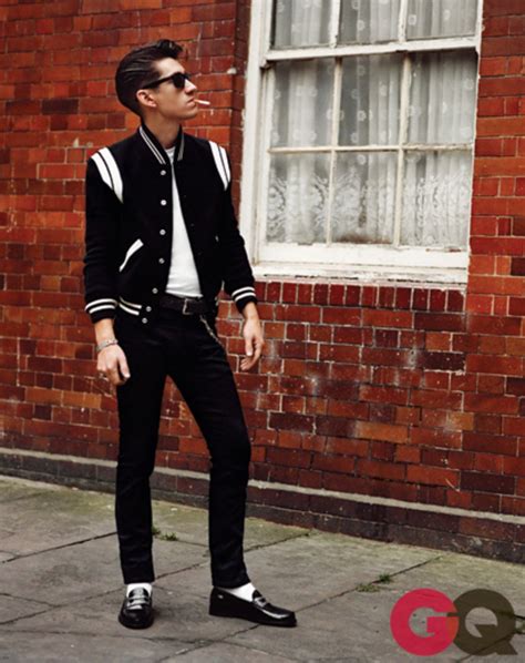 Pomade. Varsity jackets. Skinny leather ties. Penny loafers with white ...