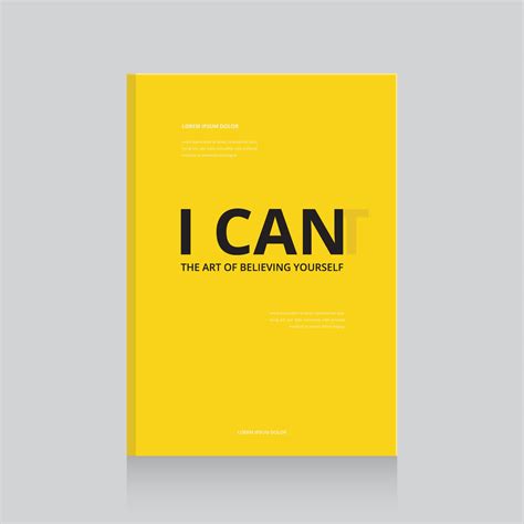 Simple and Effective Motivational Book Cover Design Template 216151 Vector Art at Vecteezy