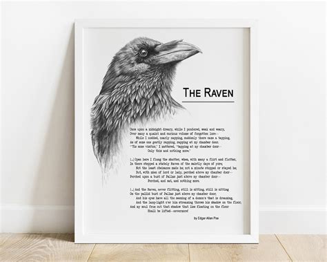 The Raven Printable Poem