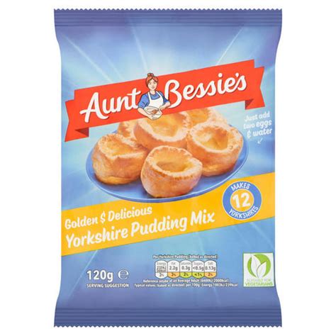 Aunt Bessie's Yorkshire Pudding Mix 120g | Home Baking | Iceland Foods