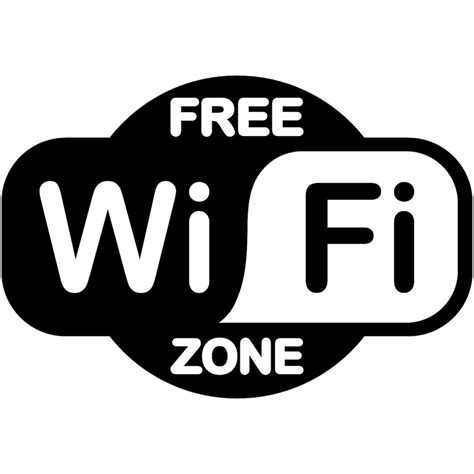 Free Wifi Zone Logo Vinyl Decal Car Window Bumper Sticker - Etsy