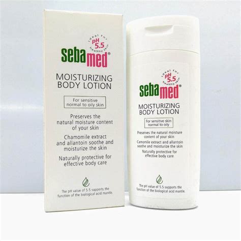 Sebamed Moisturizing Body Lotion Sensitive Normal Oily Skin 200ml ...