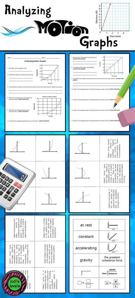 Motion Graphs Physics Worksheet in 2021 | Motion graphs, Worksheets ...