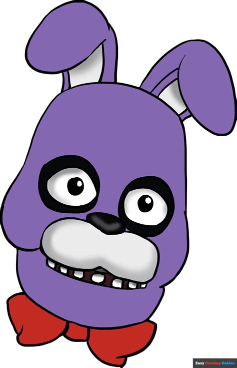 How to Draw Bonnie from Five Nights at Freddy's - Really Easy Drawing ...