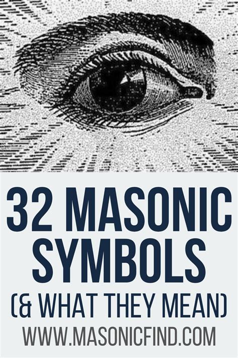 32 Masonic Symbols (& What They Mean) | Masonic symbols, Masonic signs ...