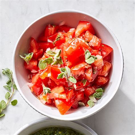 Fresh Tomato Salsa with Marjoram Recipe - EatingWell