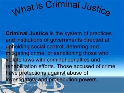 Understanding our criminal justice system