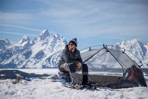 Winter backpacking in the Tetons. Clear and sunny but coldest I've ever ...