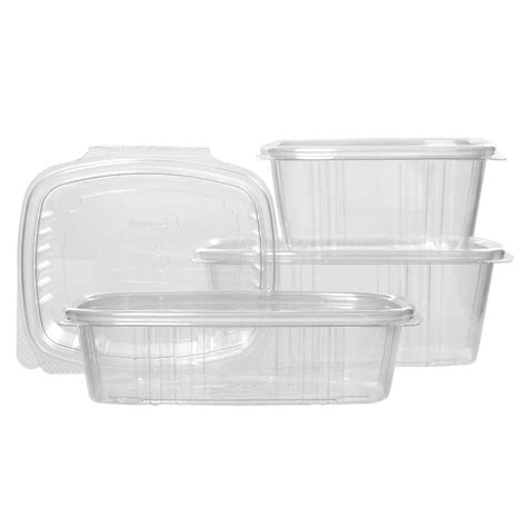 clear plastic containers