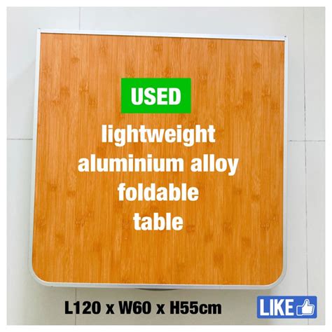 Aluminium Foldable Table, Furniture & Home Living, Furniture, Tables ...