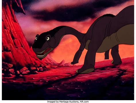 The Land Before Time Littlefoot's Mother Production Cel (Sullivan | Lot ...