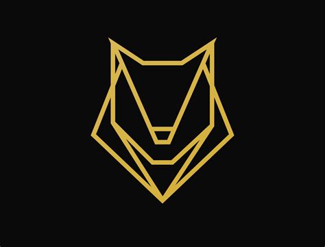 Golden Wolf by Viktoria Kormanikova on Dribbble