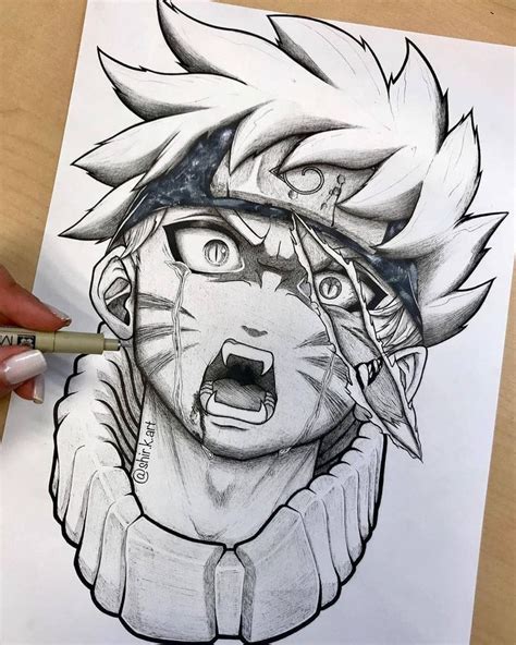 naruto | Esboço de anime, Arte anime, Tatuagens de anime