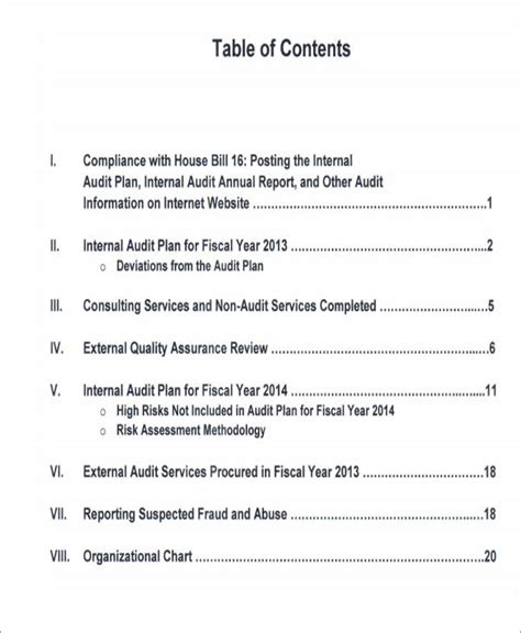 FREE 17+ Sample Internal Audit Reports in MS Word | PDF | Pages