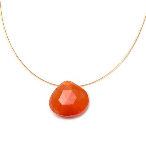 Carnelian Briolette Necklace | Jewellery Making Kit