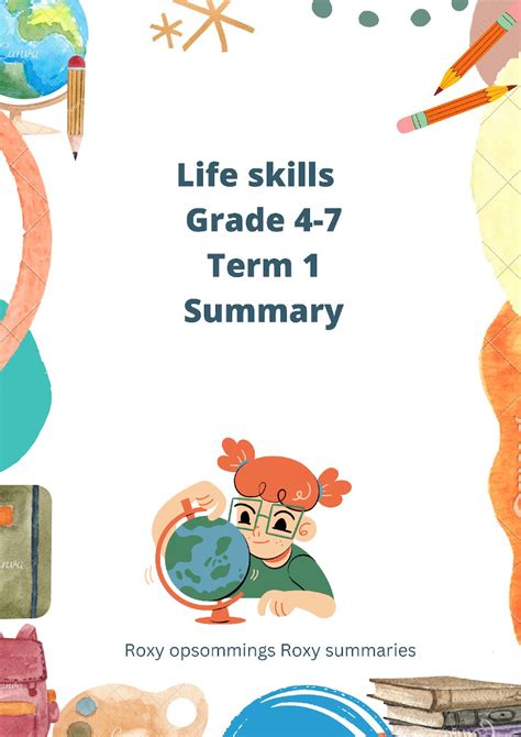 Life skills Grade 4-7 Summaries • Teacha!